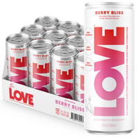 Be LOVE Berry Bliss electrolytes drink can, 12 pack Thumbnail