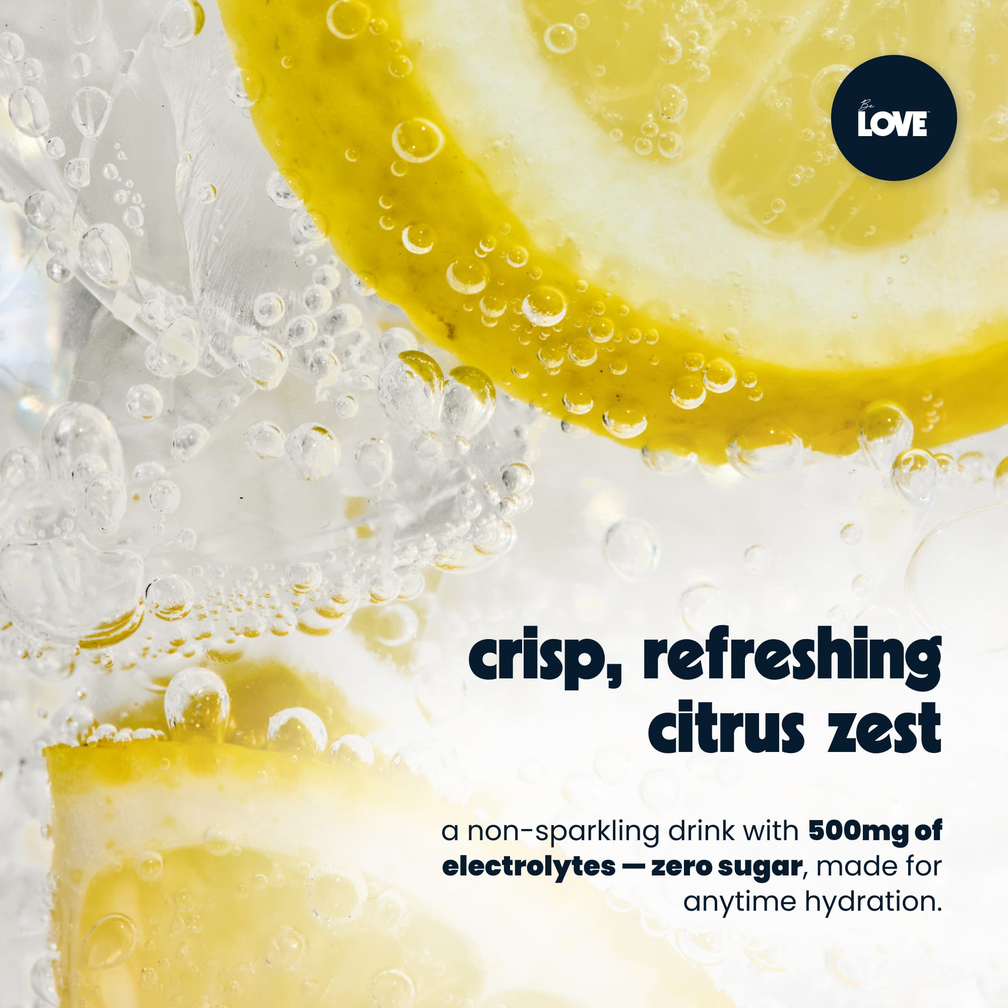 Be LOVE™ Zero Sugar Electrolyte Drink, Citrus