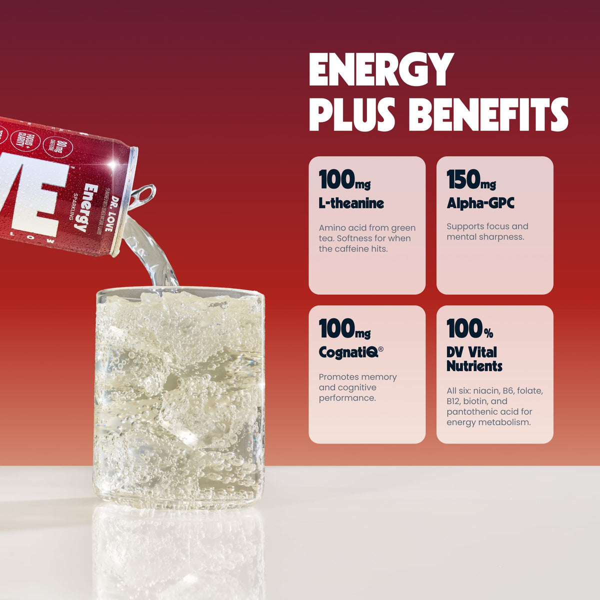 Be LOVE Dr. LOVE energy drink can, Dr. LOVE