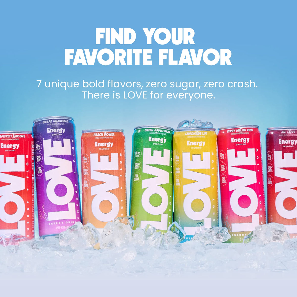 Be LOVE Classic Energy Variety Pack energy drink can, Classic Energy Variety Pack